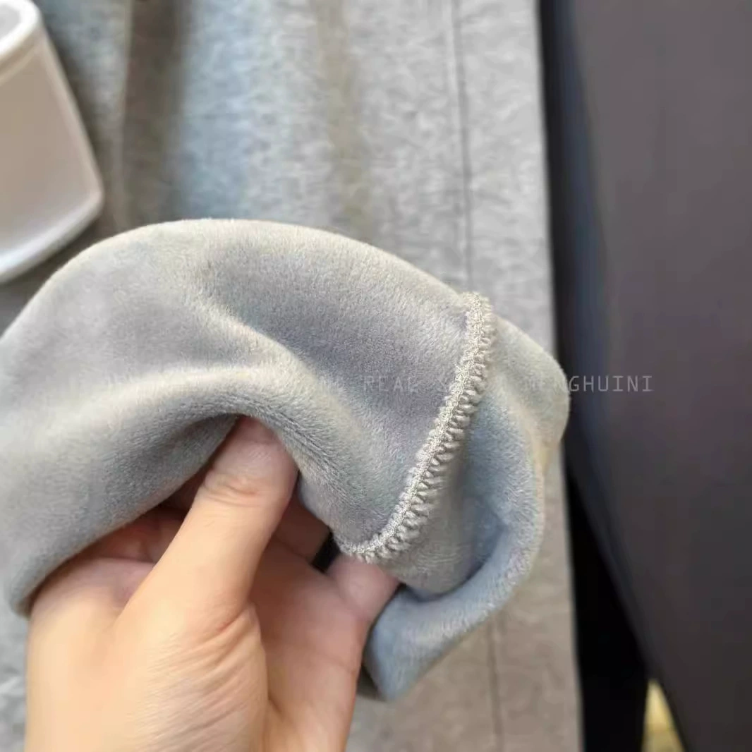 2023 плюшевые брюки спортивные штаны зимние свободные плюс размер удобные брюки