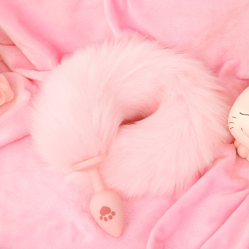 Pink Silicone Long Tail