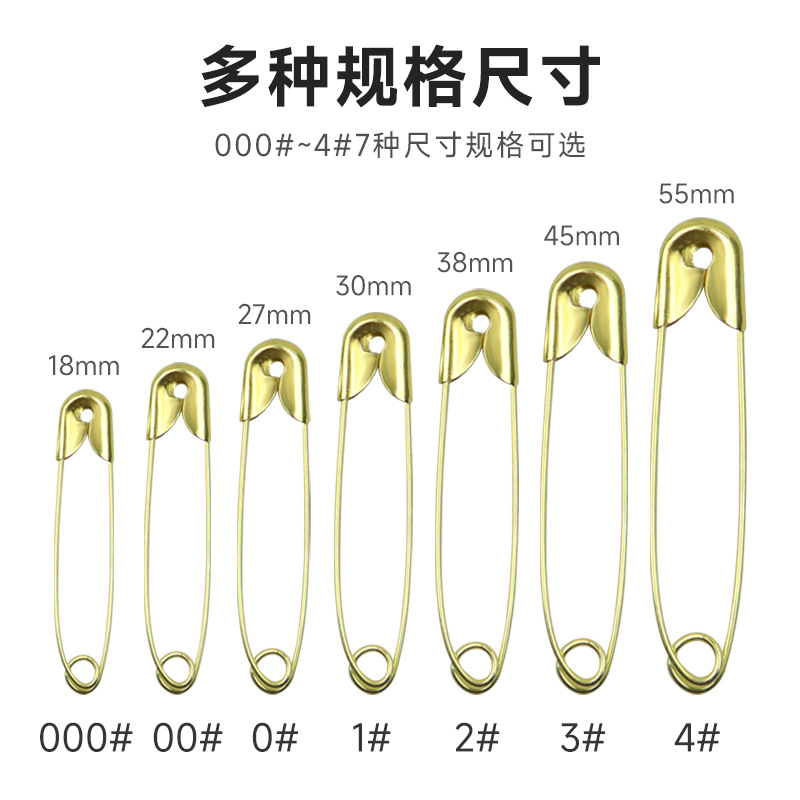 Chal de broche al por mayor de fábrica, hebilla de chal, broche de seguridad anticuado, hebilla de placa de hierro galvanizado, tamaño completo, stock