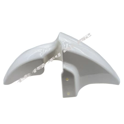 Far-reaching A8 electric car A8L front mud tile new national standard battery car universal front wheel mud board suitable for Yadi table Bell (Electric vehicle fender) - a8l-front-mud-tile-white-with-screws