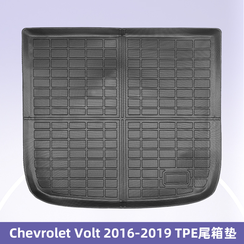 Para Chevrolet Volt 2016 - 2019 3D todo el tiempo TPE almohadilla para los pies almohadilla del maletero
