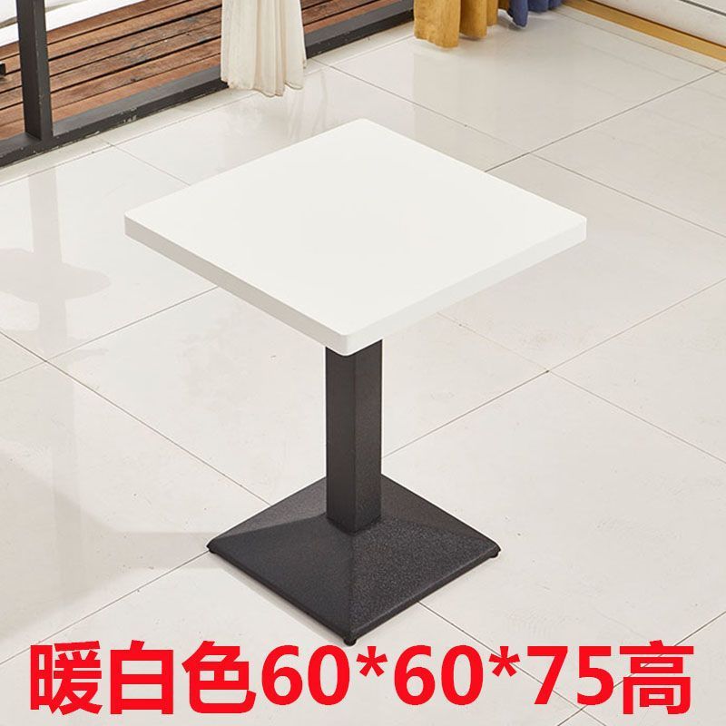 奶茶店桌子西餐厅小吃店食堂大理石快餐桌饮咖啡厅商用餐桌长方桌|undefined