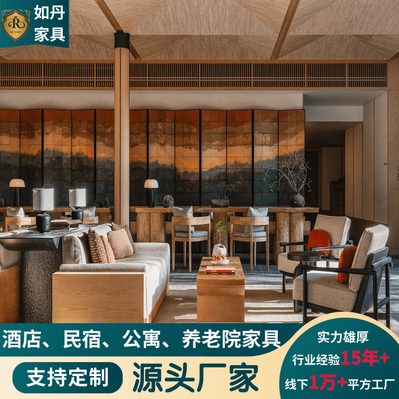 Upscale Hotel Homestay Guest Room Suite Standard Room Suite Set Hotel Bed Hotel Sofa Bedside Hotel Furniture
