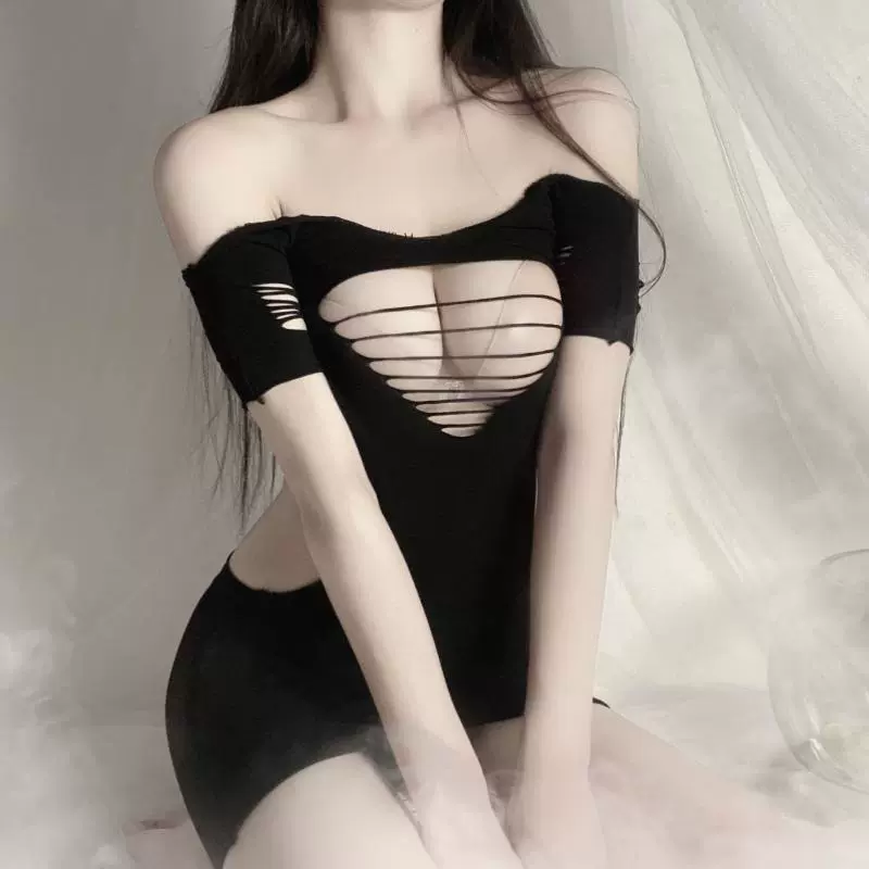 Сексуальные колготки, нижнее белье, Bodysuit, мини-юбка, комплект, акцент на hips