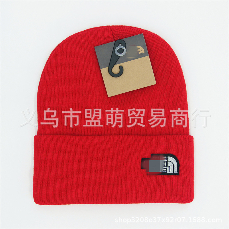 现货批发刺绣加厚腈纶针织帽毛线帽跨境潮牌冷帽卷边保暖滑雪帽子|undefined