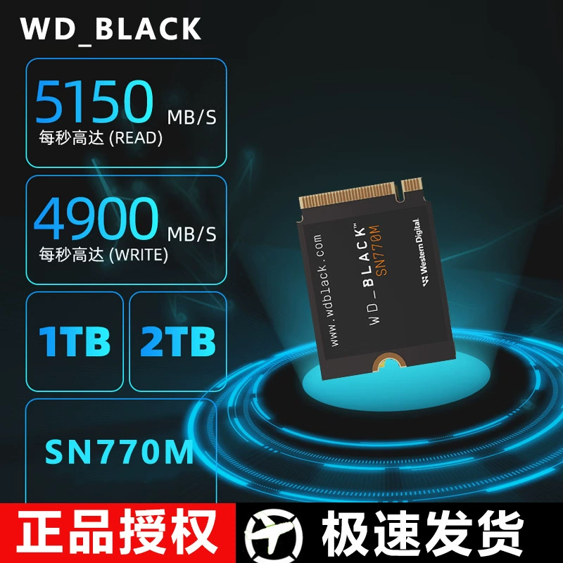 Western Data 1T SSD solid -state hard disk M.2 is suitable
