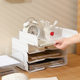 Multi-layer File Rack Organizable Box Stackable Office Supplies Desktop Paper Book Data Storage Shelf Storage Rack