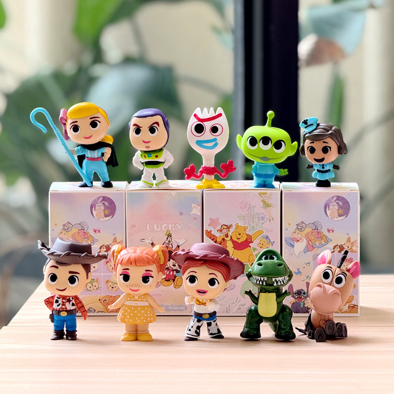 Cute Cartoon 10-Piece Q-Version Toy Story Buzz Lightyear, Woody, Three-Eyed Alien, and Spring Dog Figurines Cute Cartoon 10-Piece Q-Version Toy Story Buzz Lightyear, Woody, Three-Eyed Alien, and Spring Dog Figurines
