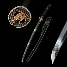 外贸手工覆土烧刃东洋打刀日本刀手工长刀居合道武术批发未开刃