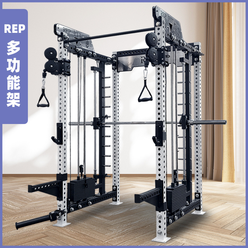 Gimnasio multifunción Asuka Smith entrenamiento integral estante de rep press de banca fuerza en cuclillas estante de entrenamiento multifuncional