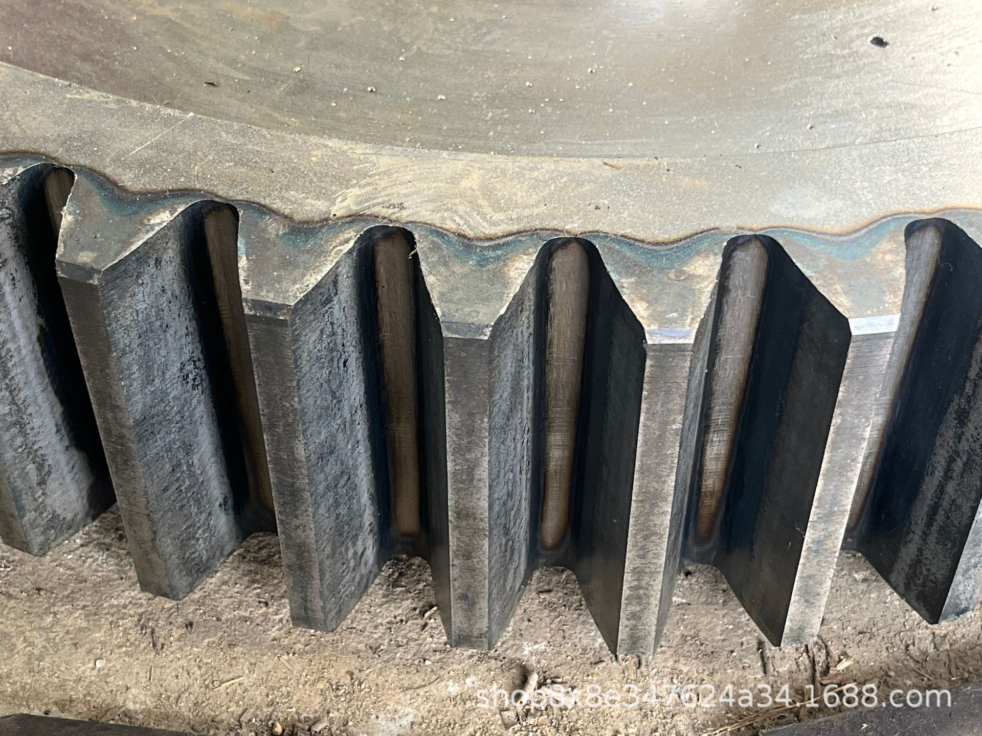 Manufacturer customized large gear industrial transmission machinery parts 45 # Processing of large non-standard cast steel gears and gear rings