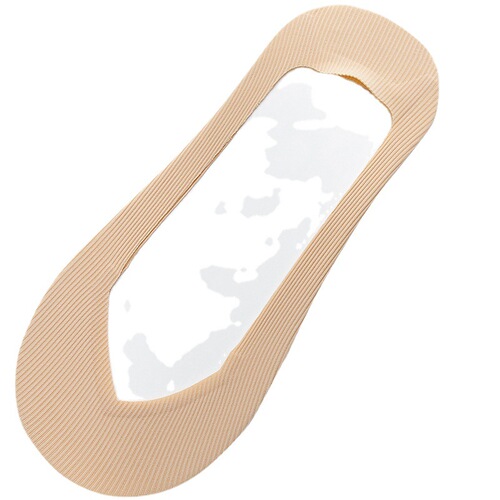 Spring and summer ice silk boat socks for women, any-cut invisible socks, summer thin, versatile nylon, deodorant, silicone, non-slip, non-falling