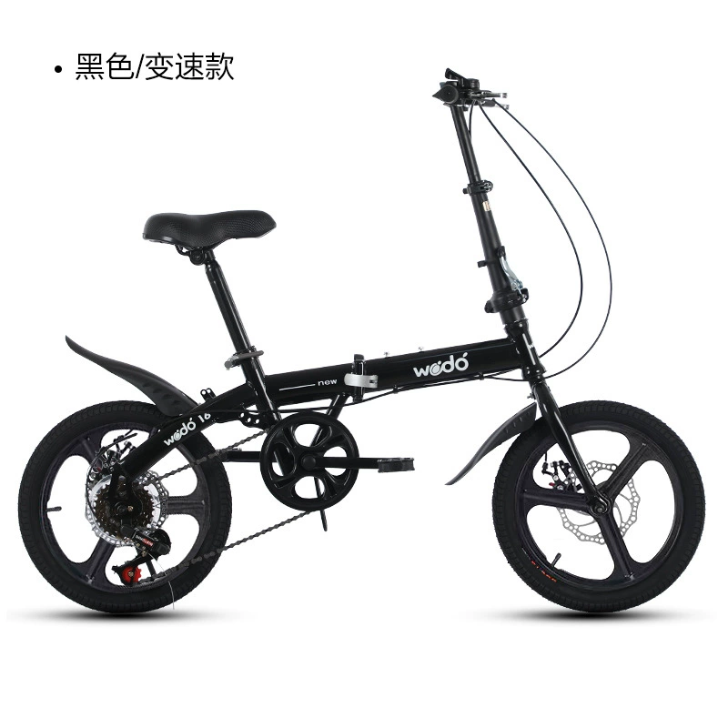 Складной велосипед с дисковым тормозом, маленький универсальный BMX для детей и взрослых, для студентов, мужчин и женщин, 16 дюймов