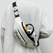 斜挎包男款ins潮牌胸包百搭背包腰包女运动单肩包手机学生小挎包