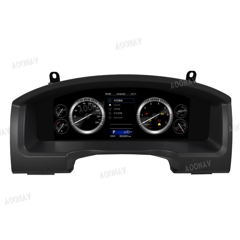 Suitable for Toyota 08-21 Cruiser Instrument Panel Lcd High-Definition Display Cockpit Speed Digital Instrument