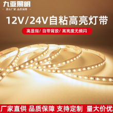 led灯带低压12v24v裸板自粘2835线型灯双色跑马吊顶氛围贴片灯带