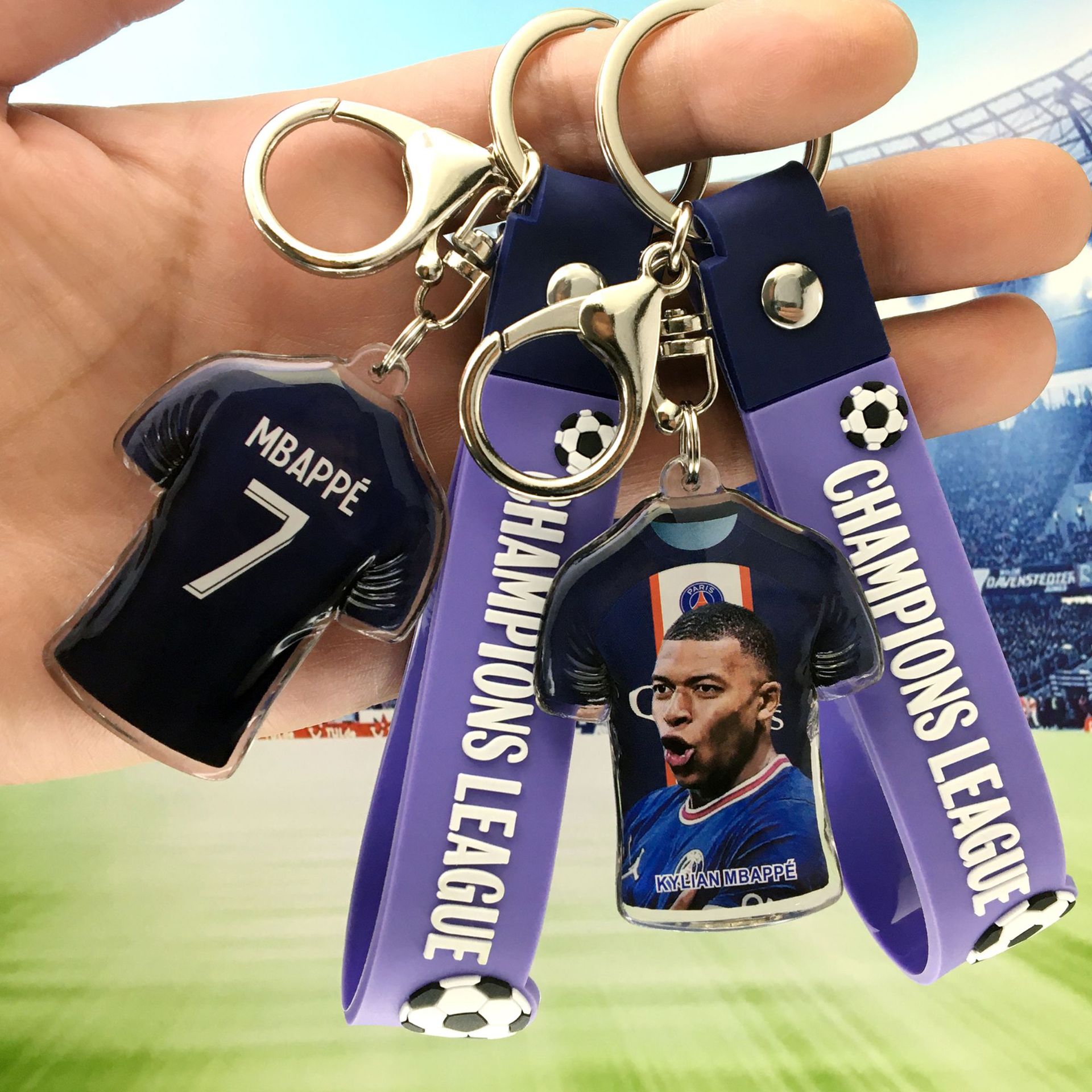 大巴黎时期-7#姆巴佩B款+柔蓝手带