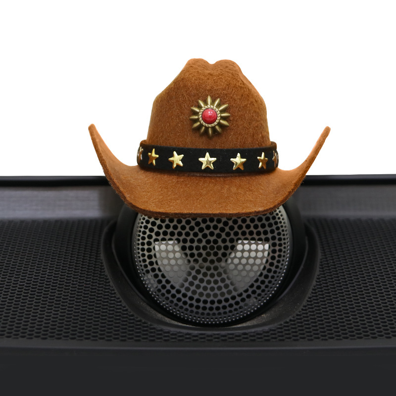 Adecuado para Volvo Baohua Sombrero de vaquero serie de decoración central de audio S60/90/XC60 en el automóvil