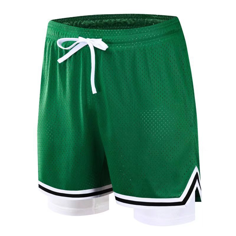 Pantalones cortos transfronterizos de verano sueltos de entrenamiento deportivo pantalones cortos de baloncesto chaleco pantalones de fitness de hombre al por mayor