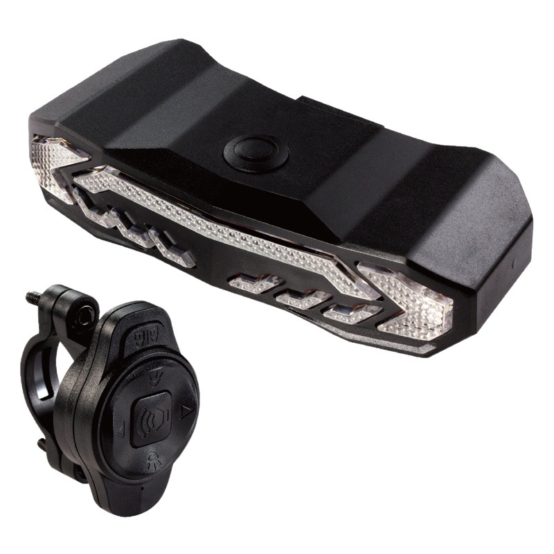 Bicicleta bicicleta de montaña alarma inteligente cinco en uno carga USB conducción al aire libre noche conducción Freno de dirección luz trasera