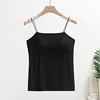 Silk sports tank top, top with cups, protective underware, underwear, wholesale