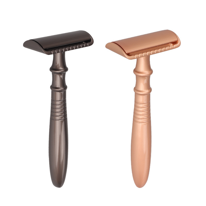 Dapeng Glazed Gold Glazed Black Zinc Alloy Large Handle Safety Razor Manual Security Knife Holder