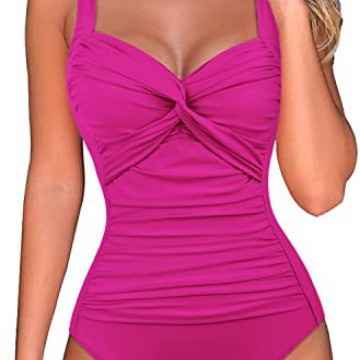 2023 Amazon popular traje de baño de una pieza para mujer traje de baño de contracción del vientre traje de baño cruzado delantero image 3