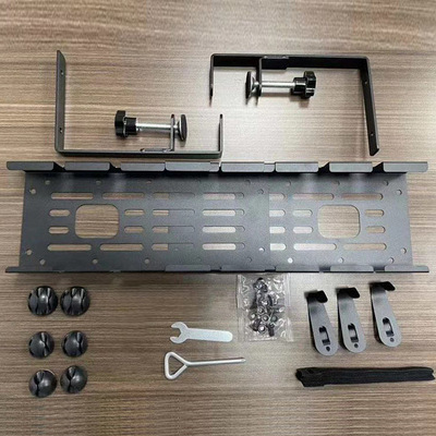 Punch holes Cable management Shelf carbon steel Cable Administration Tray to work in an office storage box Solid line device Storage
