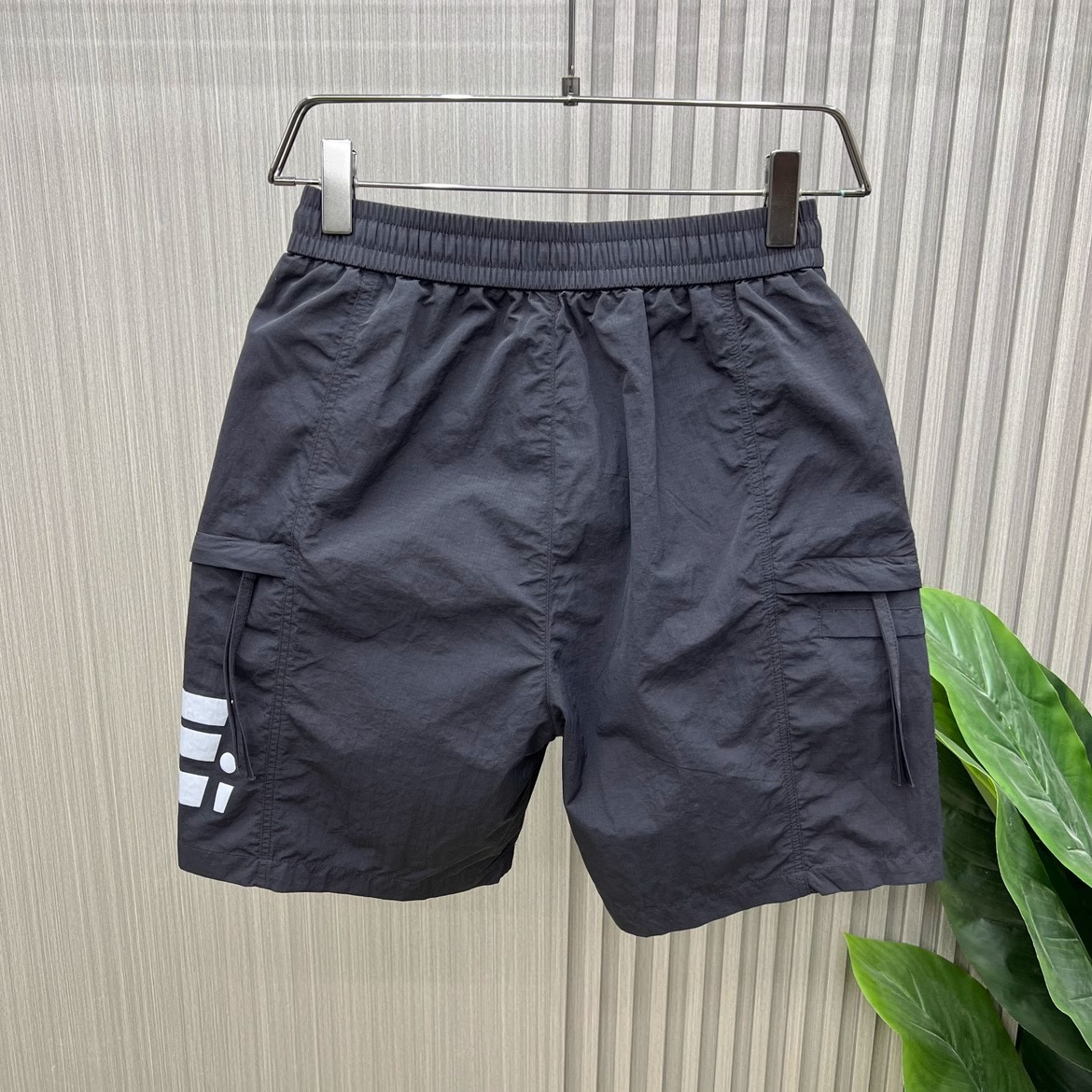 2023 Summer Work Shorts for Men's Korean Loose Middle Pants Fashion Letter Printed Large Pocket Casual Capris_voghion.com