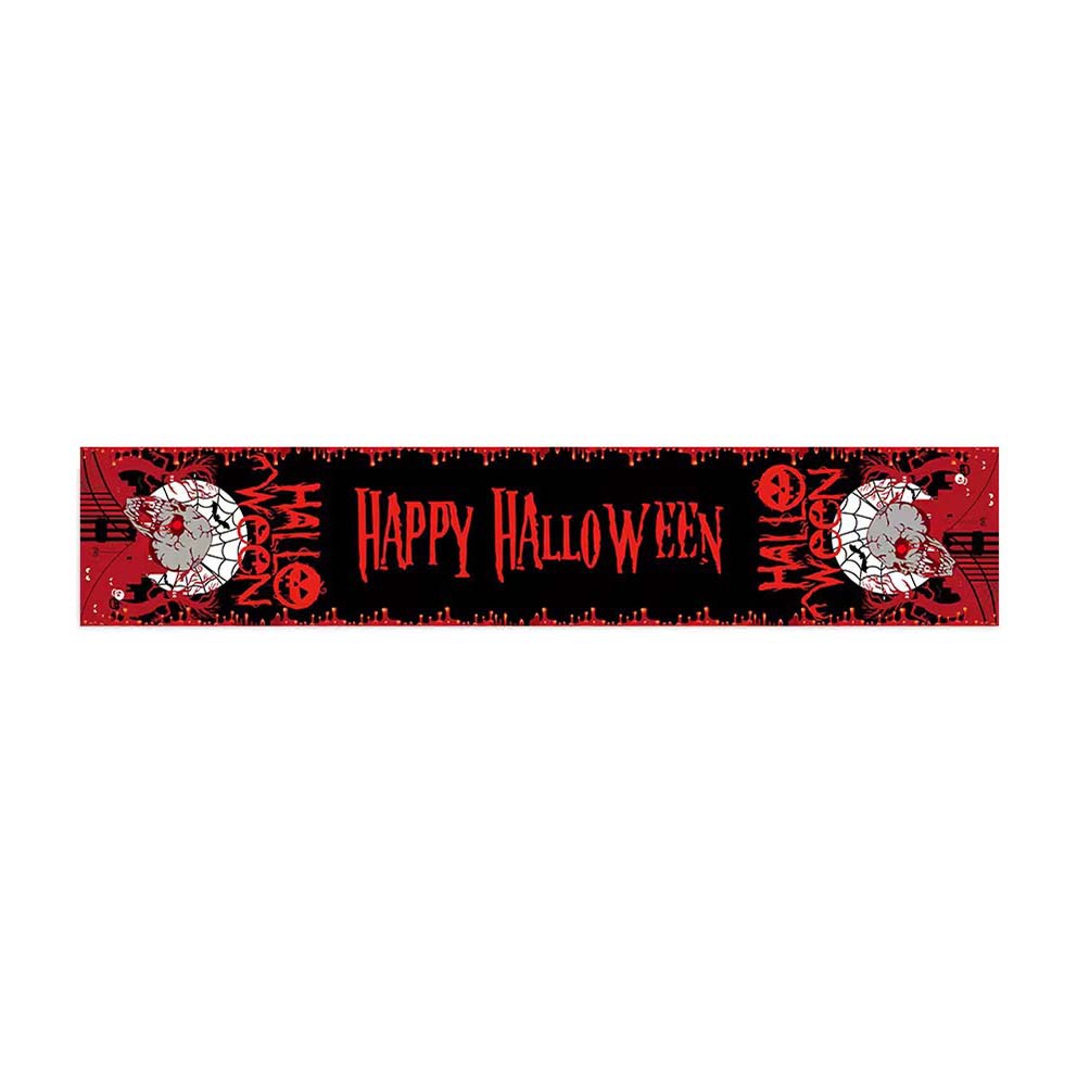 Transfronterizo 2024 Amazon nuevo Halloween calabaza festivales lino tabla bandera tabla de mesa comedor tabla de té tabla de bandera