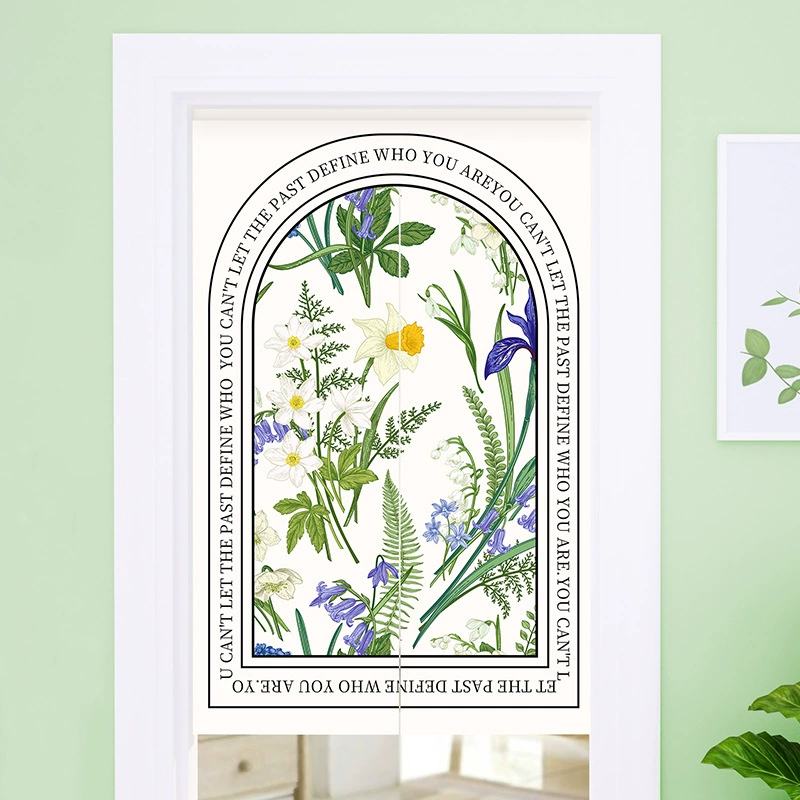 Двусторонняя черная тканевая штора для спальни, разделительная штора для дома, подвесная штора для кухни, предотвращающая попадание жирного дыма, широкая штора для ванной комнаты, защищающая от ветра и теплоизоляционная.