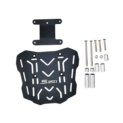 bumper drop-resistant anti-collision bumper – Motorcycle bumper - black-frosted-plate-rear-tailstock