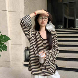 慵懒感穿搭甜辣妹长袖防晒罩衫女INS宽松显瘦上衣