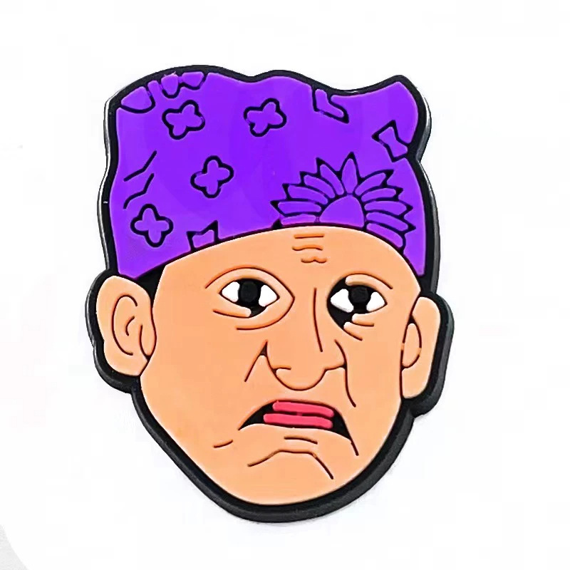 Comercio electrónico transfronterizo al por mayor zapatos de goma suave zapatos de flores accesorios PVC de dibujos animados veneno mortal experto agujero Zapatos de flores hebilla