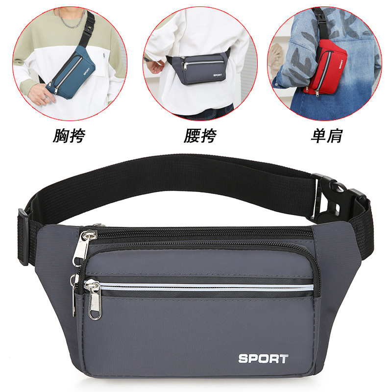 New Waterproof Waist Bag Men's and Women's Multifunctional Large Capacity Work Casual Sports Wear-resistant Cashier Mobile Phone Wallet