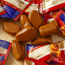 阿Q熊明谷巧克力夹心咸太妃糖散装咖啡味软糖休闲小零食结婚喜糖