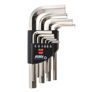 Wurth WURTH0715311110 inch Allen wrench set-(1/16 "-1/2")-10 pieces