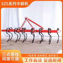 中耕机3ZS系列弹齿犁腿松土机深耕机拖拉机农用四轮弹齿深松机