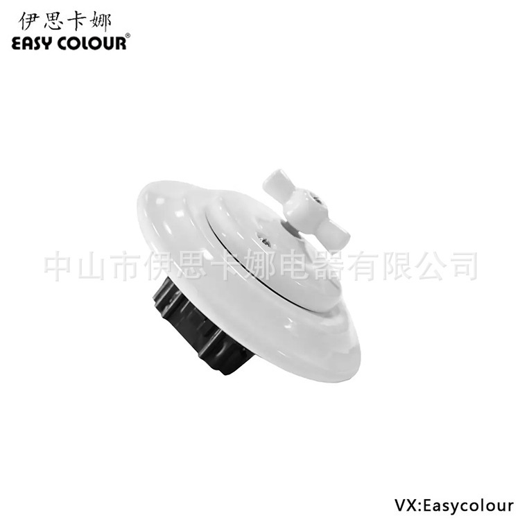 Flush installation retro retro ceramic ceramic single-top two-way toggle wall light switch