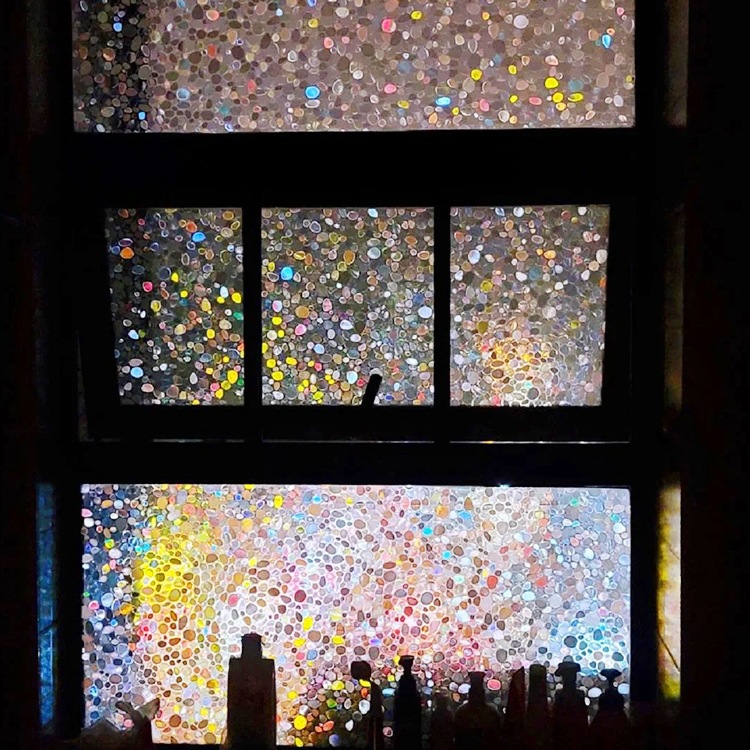 卫生间窗户贴纸防走光厕所隐私厨房透光不透人磨砂玻璃窗防窥贴膜