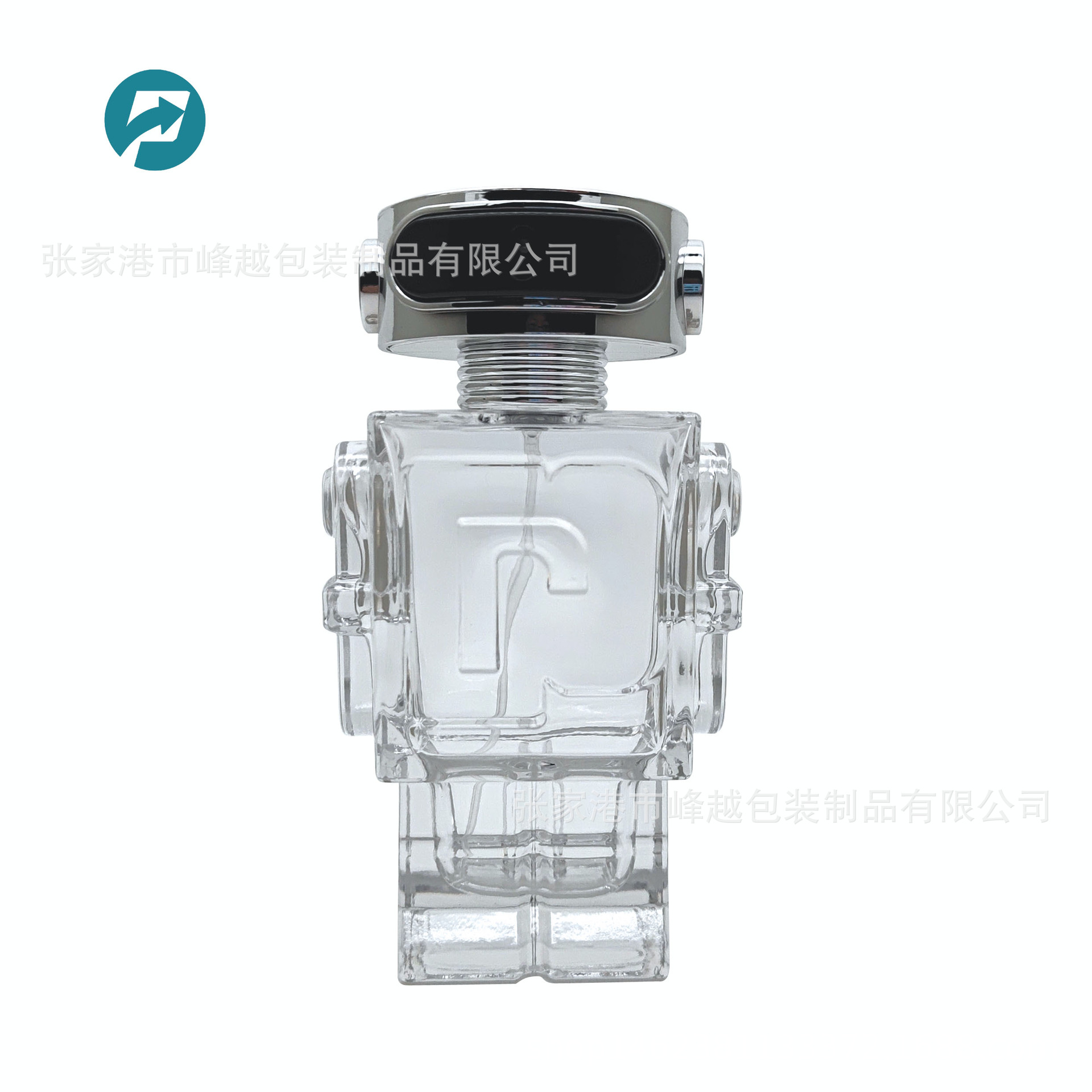 100ml机器人款香水玻璃瓶化妆品分装异形瓶UV电镀喷雾空装香水瓶