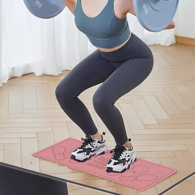 Kire dayanıklı ve gürültü azaltıcı ayak paspasları Pilates squat adım eğitimi evde erkekler ve kadınlar için fitness paspasları egzersiz kaymaz paspaslar stokta