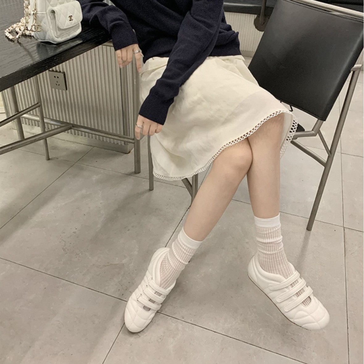 【sheii苏茵茵】时髦精~三个魔术贴休闲机能玛丽珍单鞋女保龄球鞋