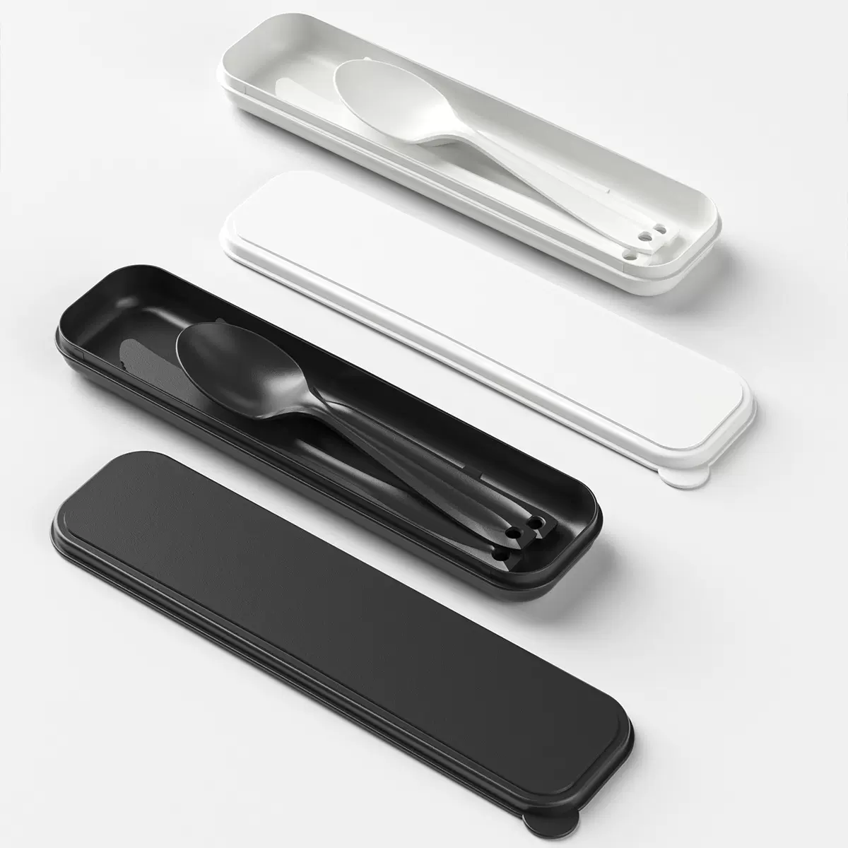 便携餐具刀叉勺三件套学生宿舍户外野营旅行便携三件套