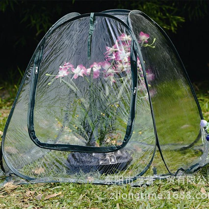 Индивидуальная уличная теплица для сада, маленькая теплица из ПВХ, плоская шелковая теплица, устойчивая к холода и дождю, теплая крышка для цветов и растений