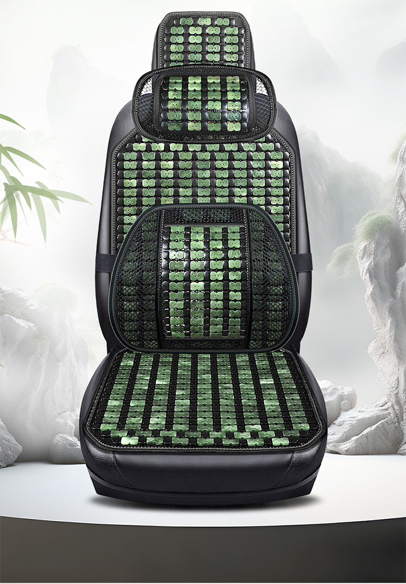 Car seat cushion summer cooling pad single piece truck seat cushion bamboo mat car mat interior ice silk summer ventilation breathable