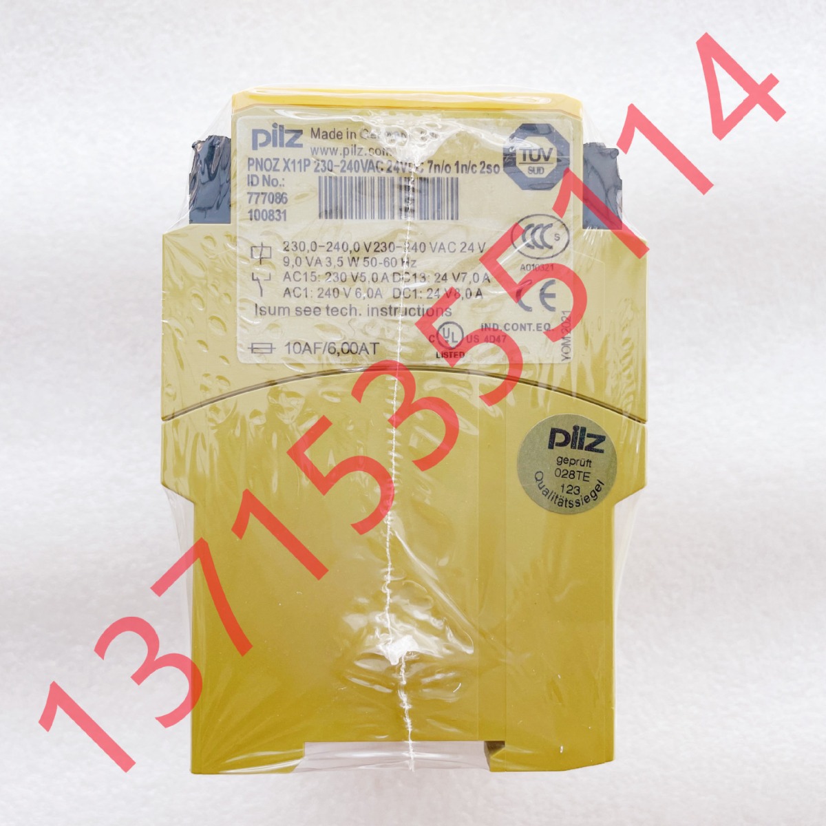 PILZ皮尔兹安全继电器 PNOZ M1P 773100