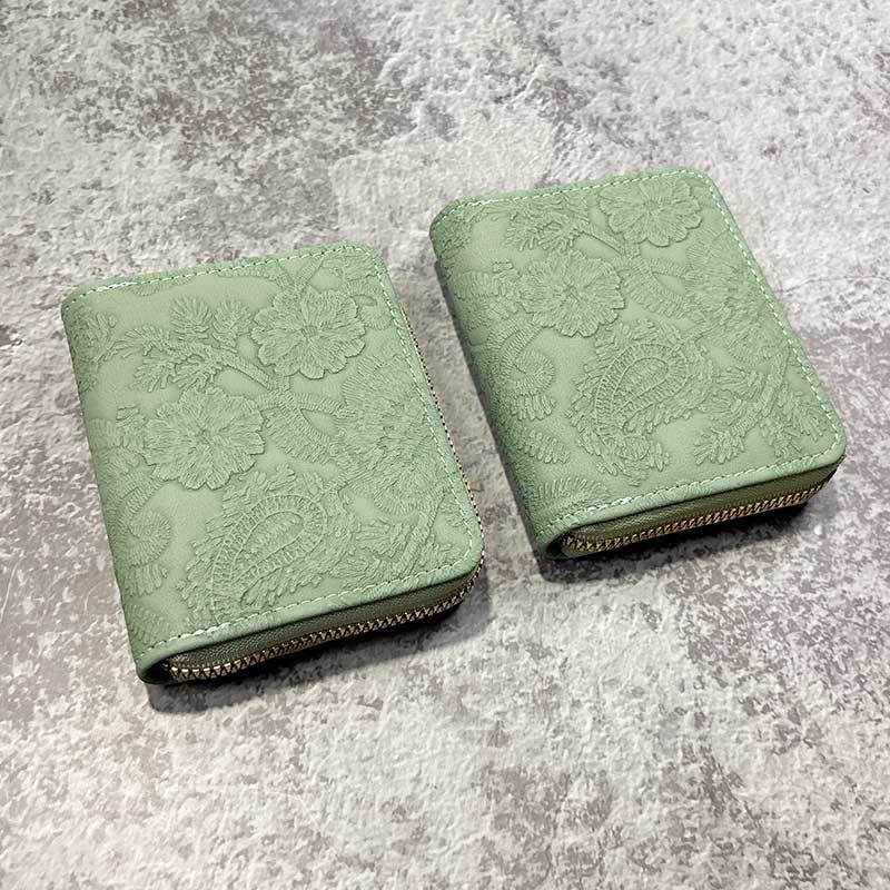 Carved Embossed Cross-Border Hot-Selling New Short Zipper Bag in Season Hot-Selling Large-Capacity Designer Women's Wallet Carved Embossed Cross-Border Hot-Selling New Short Zipper Bag in Season Hot-Selling Large-Capacity Designer Women's Wallet