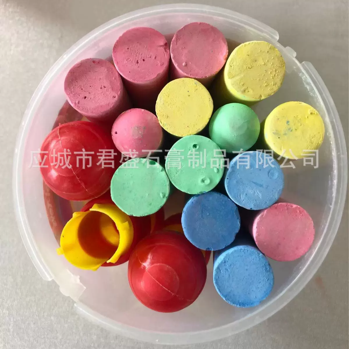 厂家批发 外贸单 14只装彩色人行道粉笔套装 3只笔套 可定 做