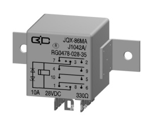 JQX-86MA 型小型大功率密封直流电磁继电器